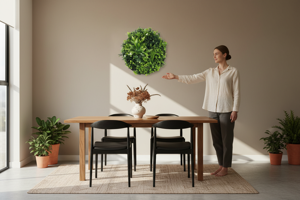 Black Disc 75cm Dining Room