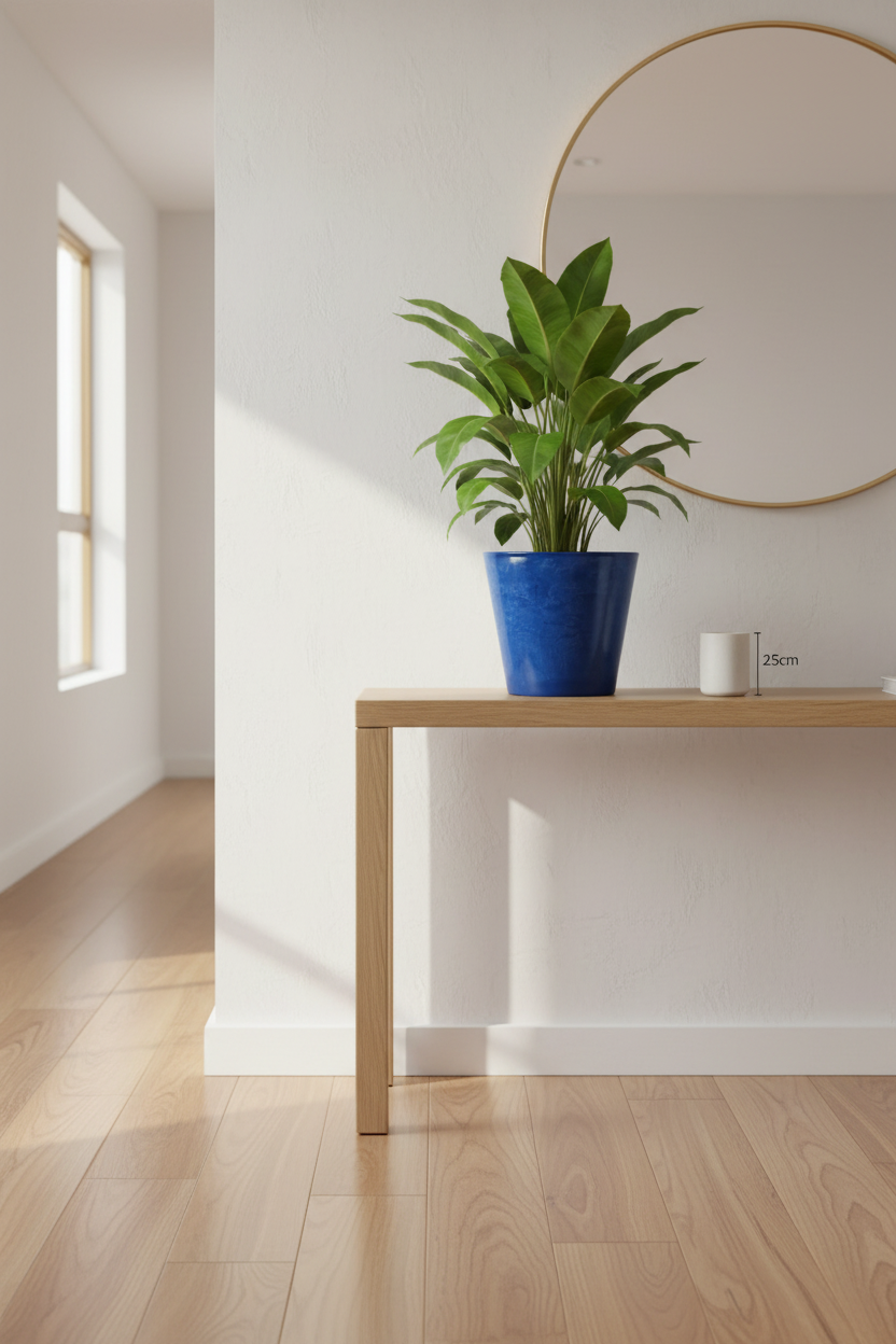 Blue Gloss Pot – Hallway