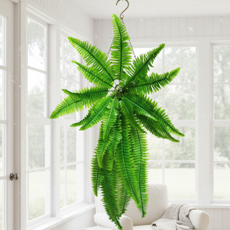 Boston Fern Bedroom Portrait