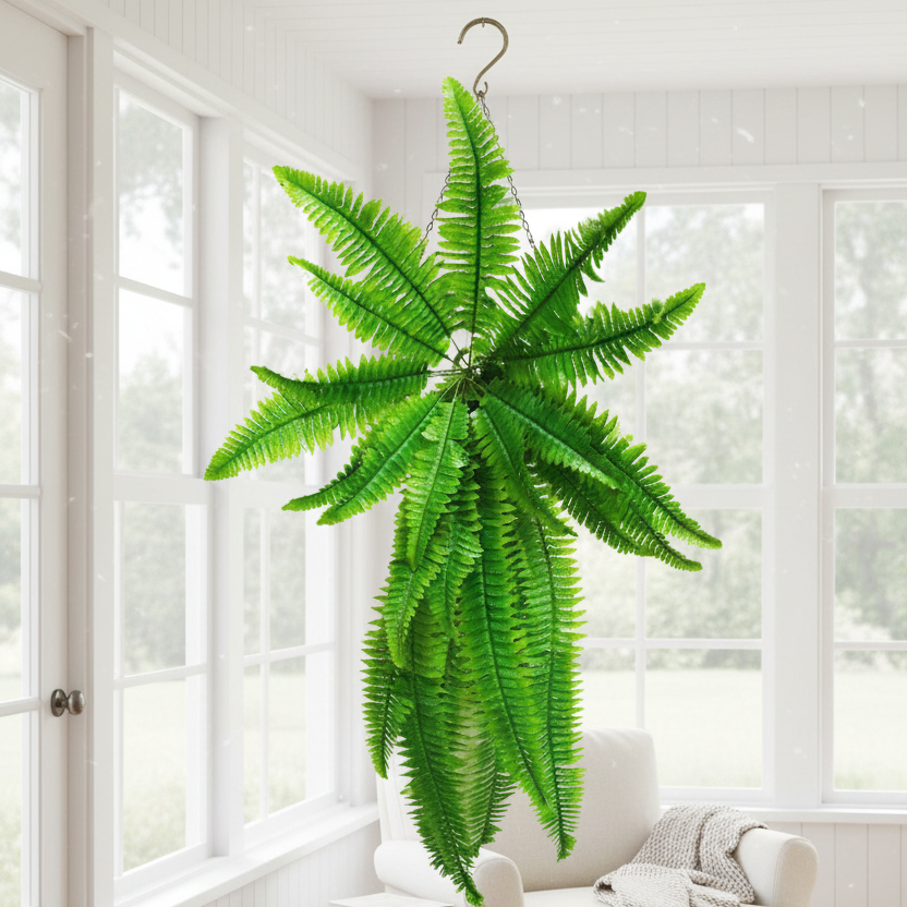 Boston Fern Bedroom Portrait