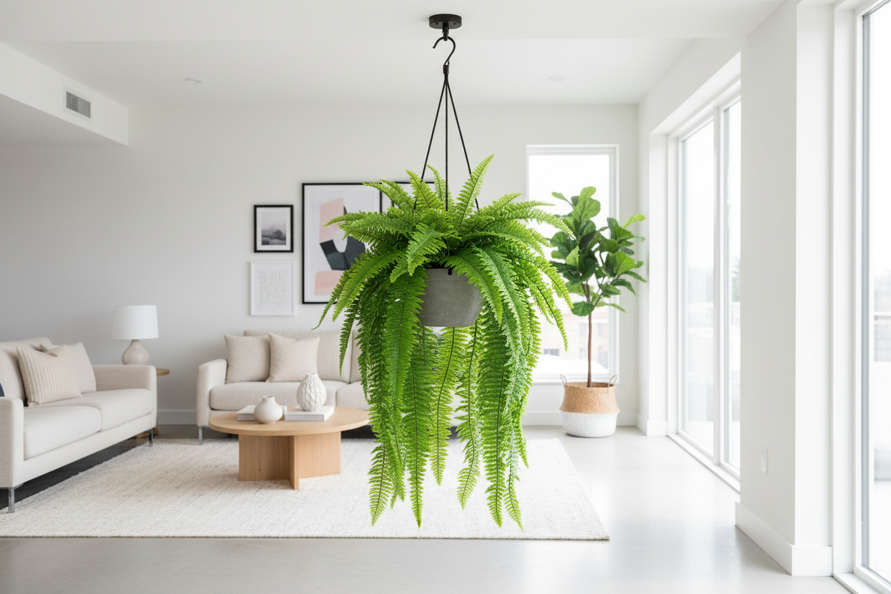 Boston Fern Living Room