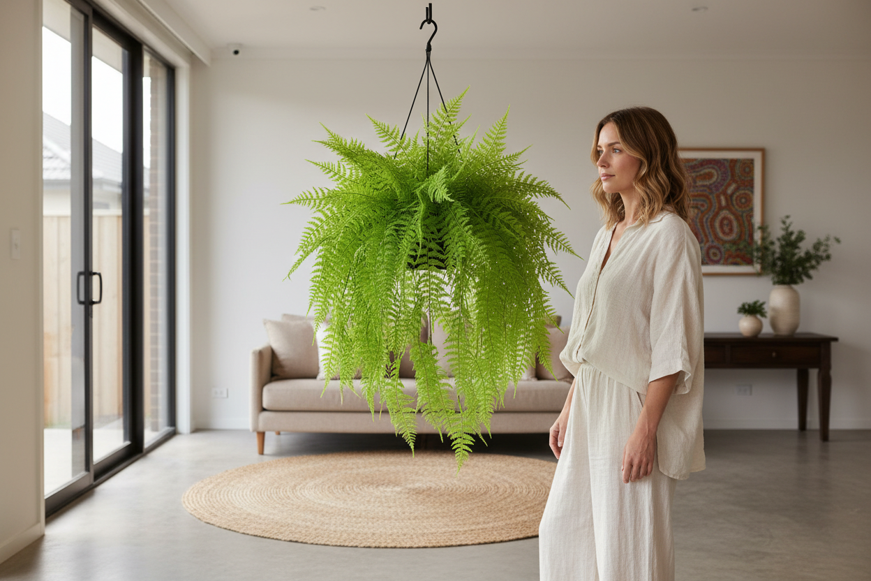 Boston Fern Living Room
