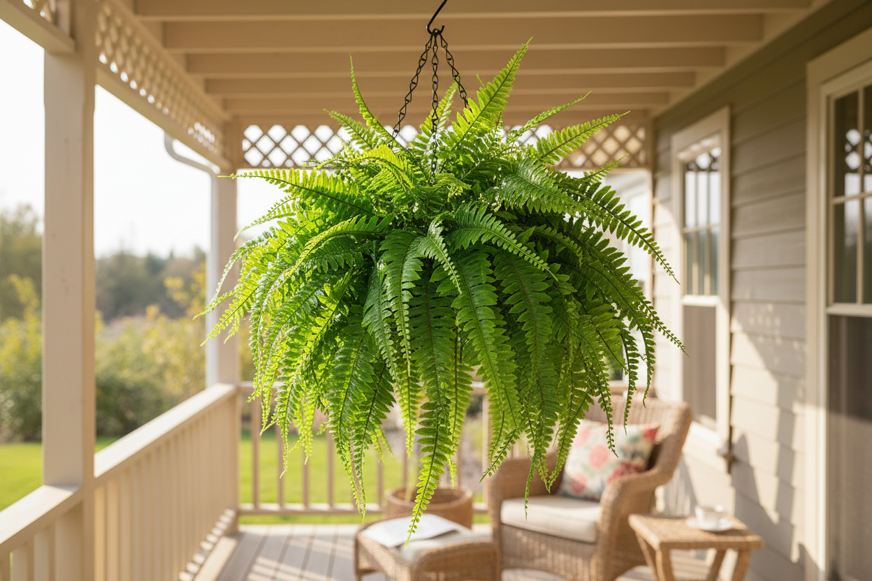 Boston Fern Porch
