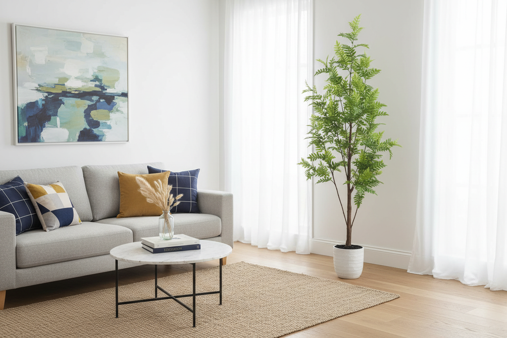 Bracken Palm Tree Living Room