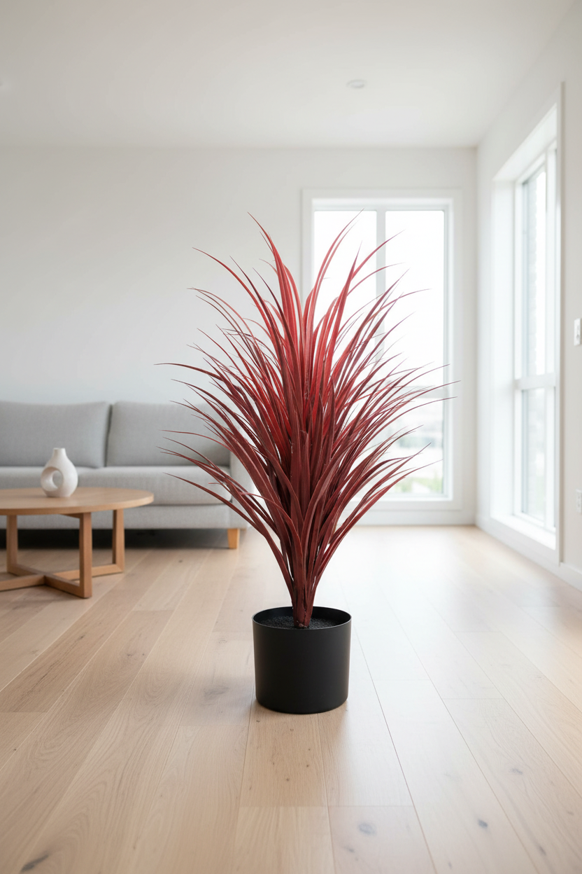 Burgundy Grass 115cm – Living Room