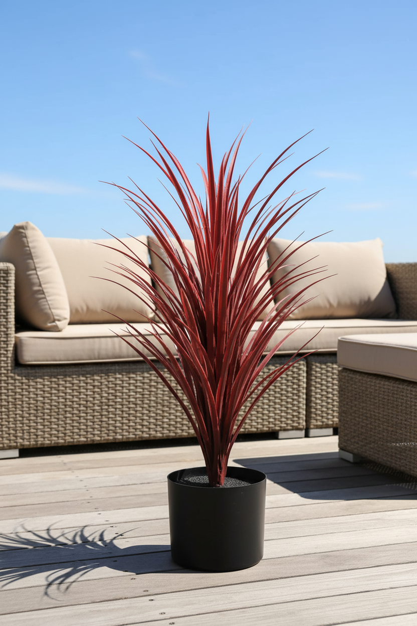 Burgundy Grass 115cm – Outdoor