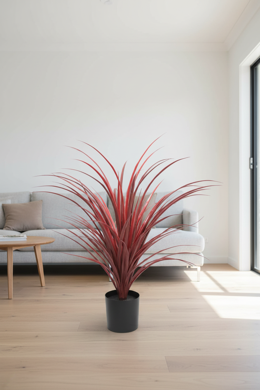 Burgundy Grass – Living Room