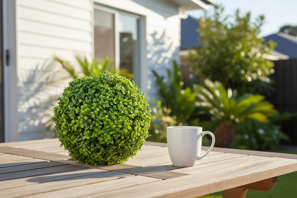 Buxus Topiary – Outdoor Deck
