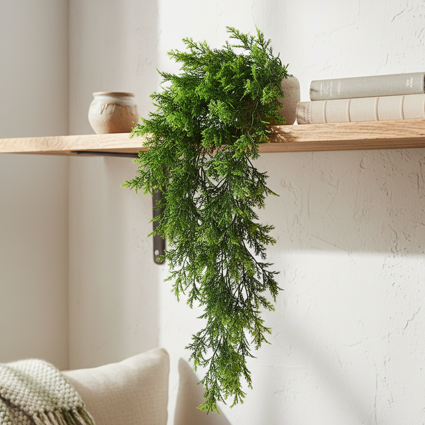 Cedar Vine Garland Living Room