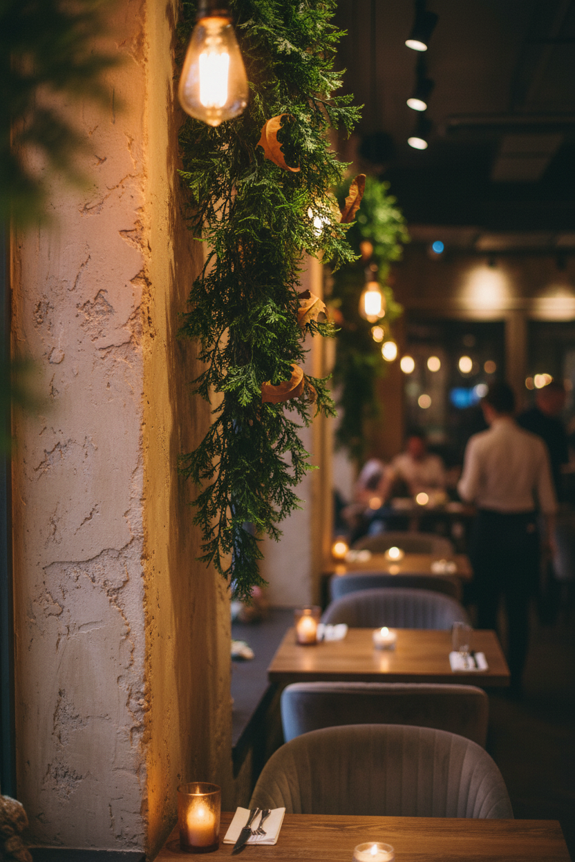 Cedar Vine Garland Venue Portrait