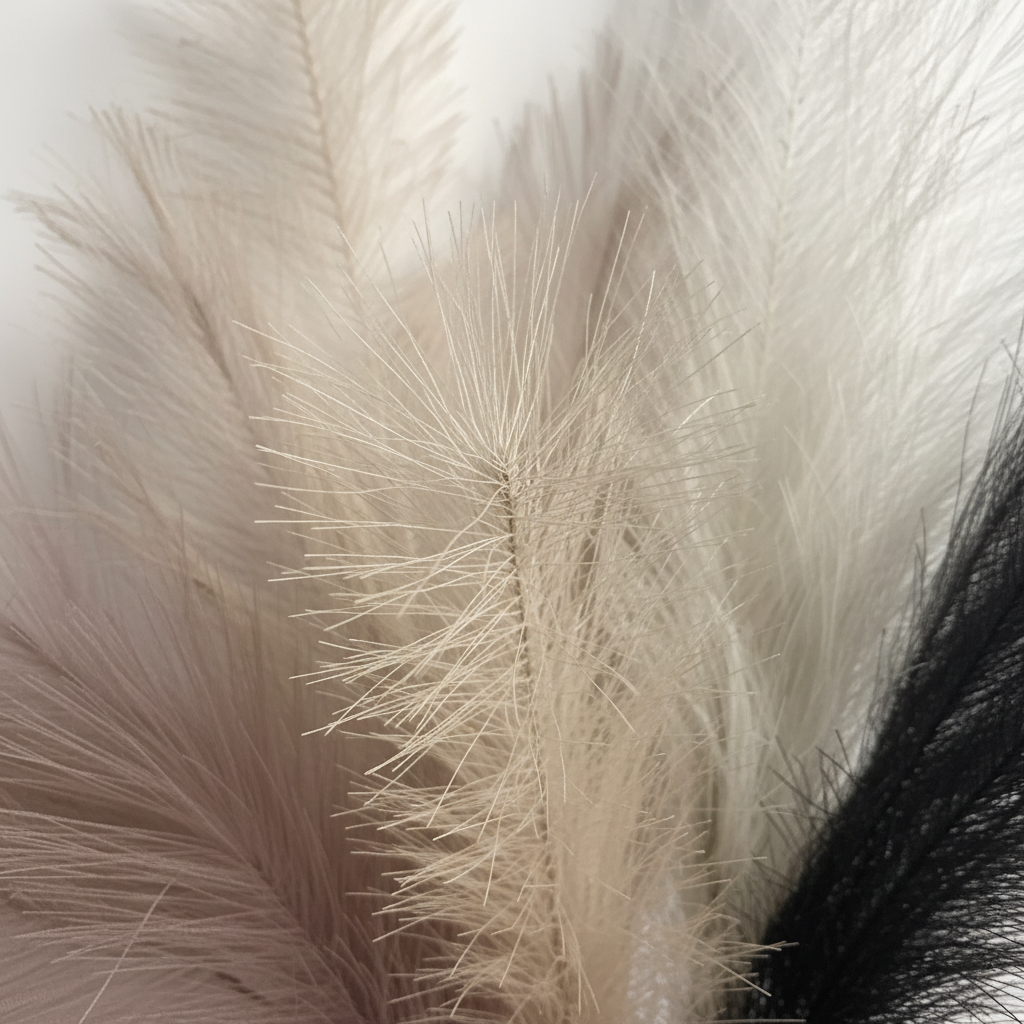 Close-up detail - plumes
