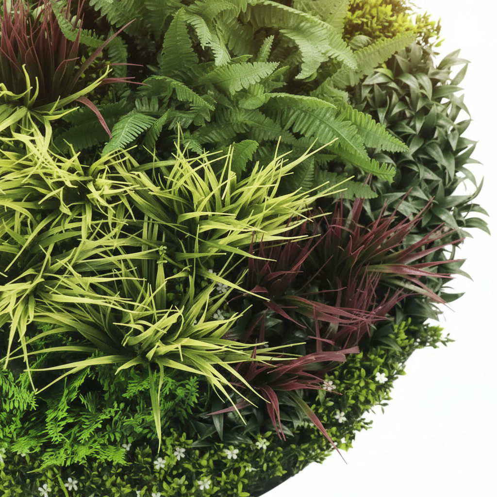 Close-up foliage texture