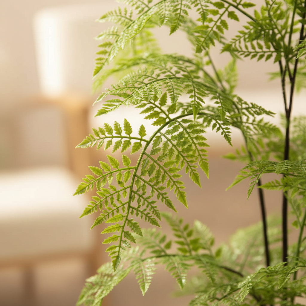 Close-up frond texture