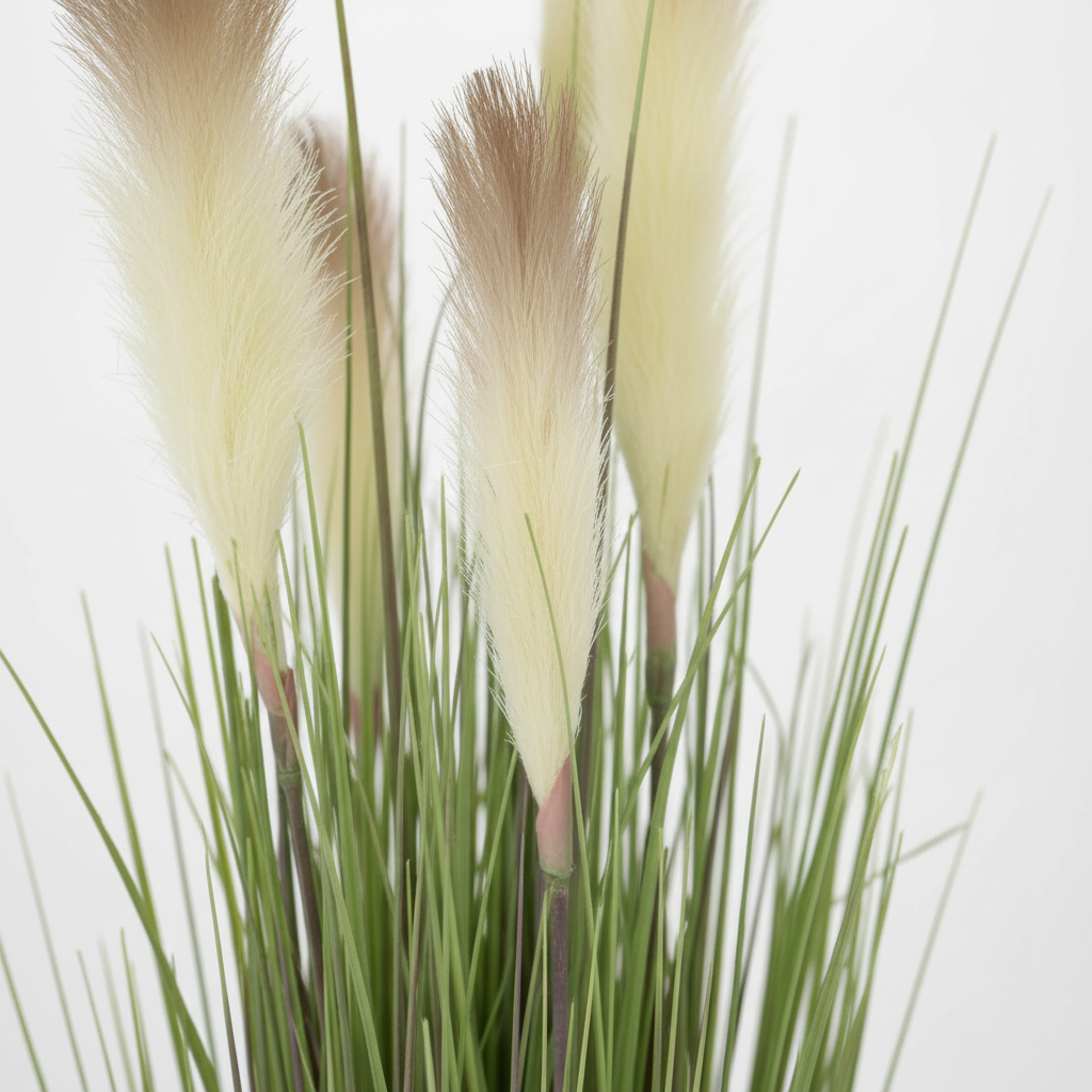 Close-up - grass and plumes
