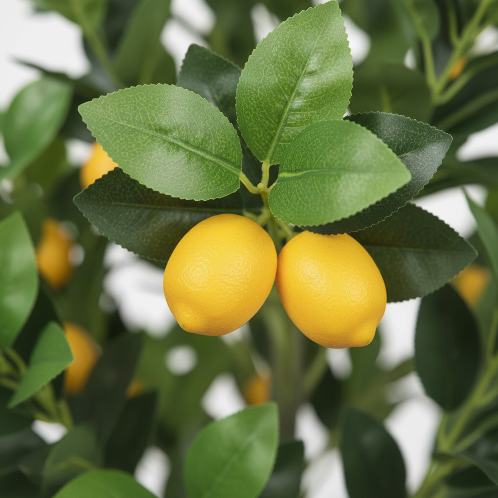 Close-up - Lemons & Leaves