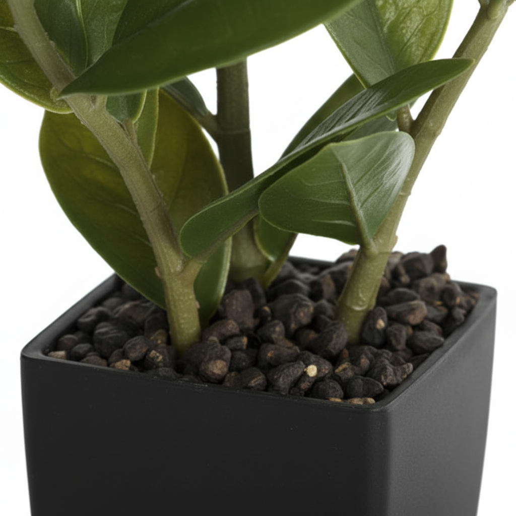 Close-up - stems and pot