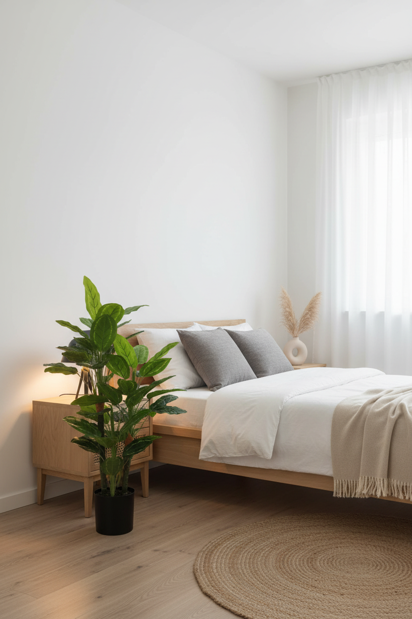 Cordyline Ti Plant - Bedroom Lifestyle