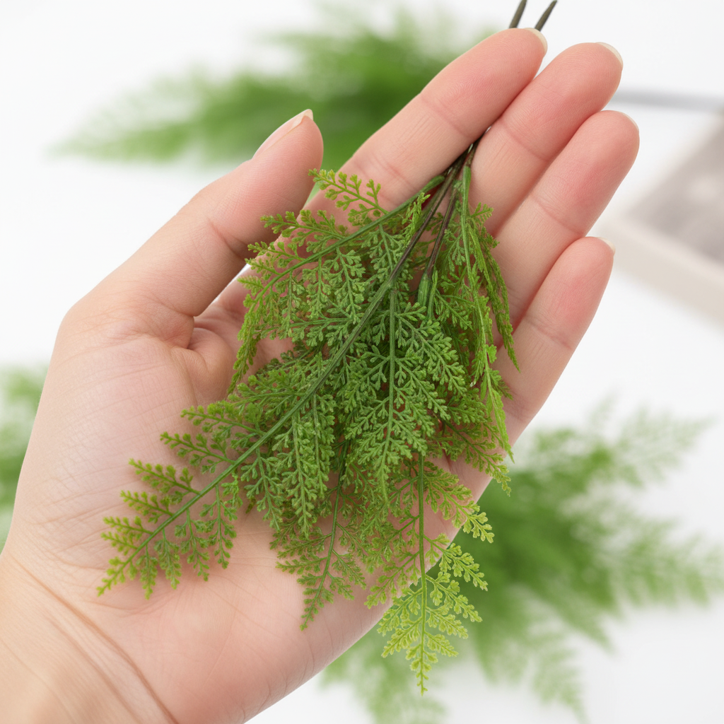 Dense Maidenhair Fern Frond Detail