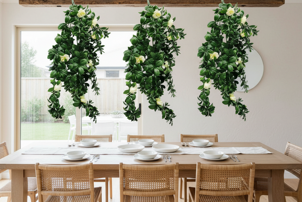 Dining room timber beam