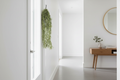 Entryway – moss pinned to door frame corner
