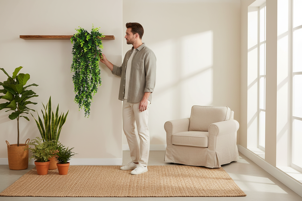 Eucalyptus Garland – Man Scale Reference