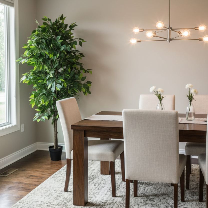 Ficus Tree - Dining Room Lifestyle