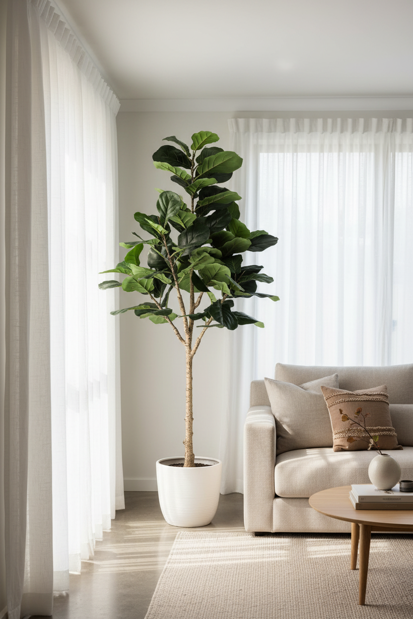 Fiddle Leaf Fig - Living Room