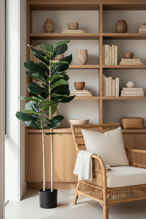Fiddle Leaf Tree - Reading Nook Lifestyle
