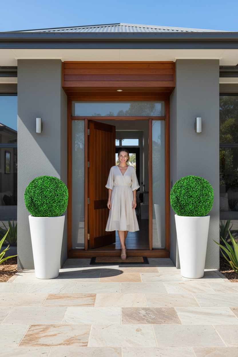 Front entrance - correct scale