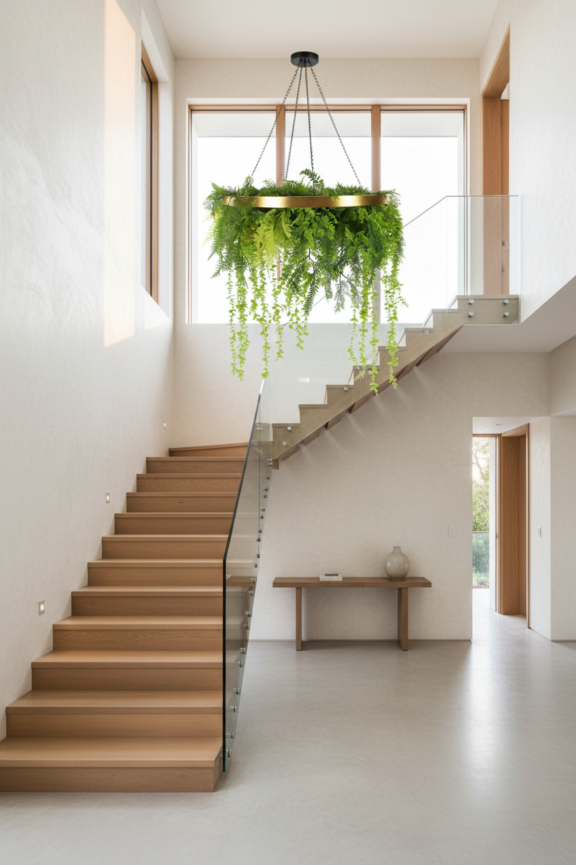 Grand stairwell entryway