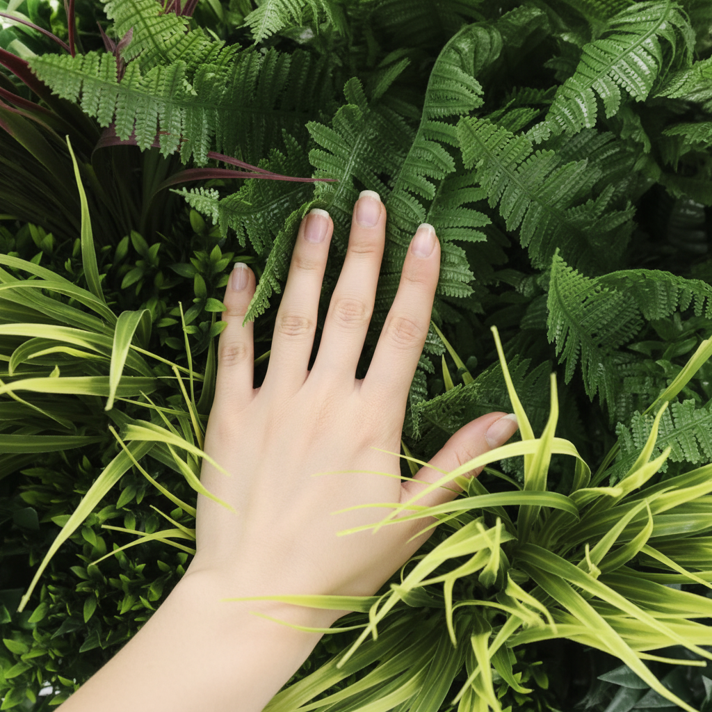 Green Disc 50cm Foliage Detail