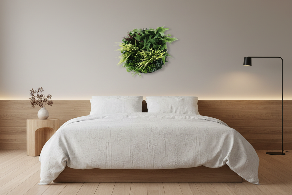 Green disc bedroom