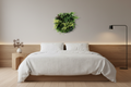 Green disc bedroom
