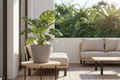 Grey Rendered Pot – Alfresco