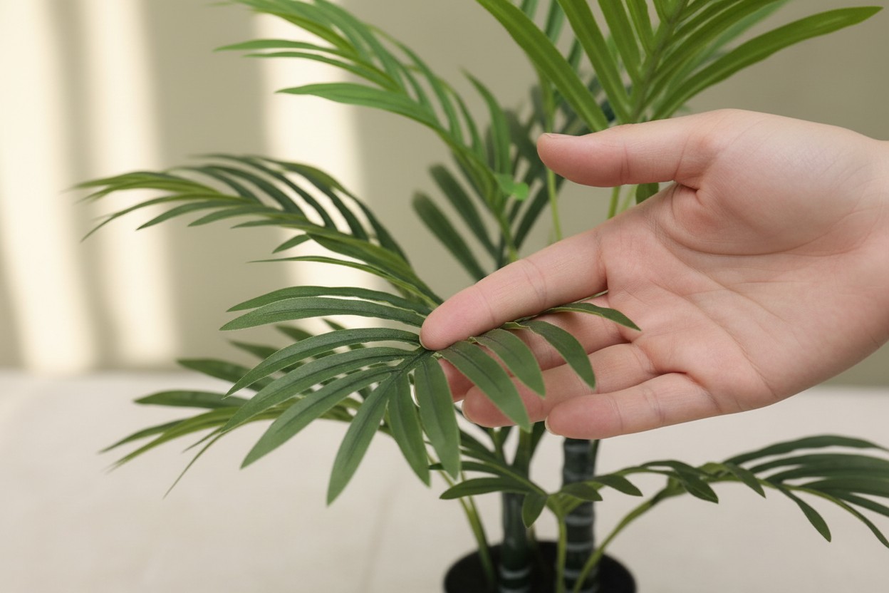 Hand frond detail