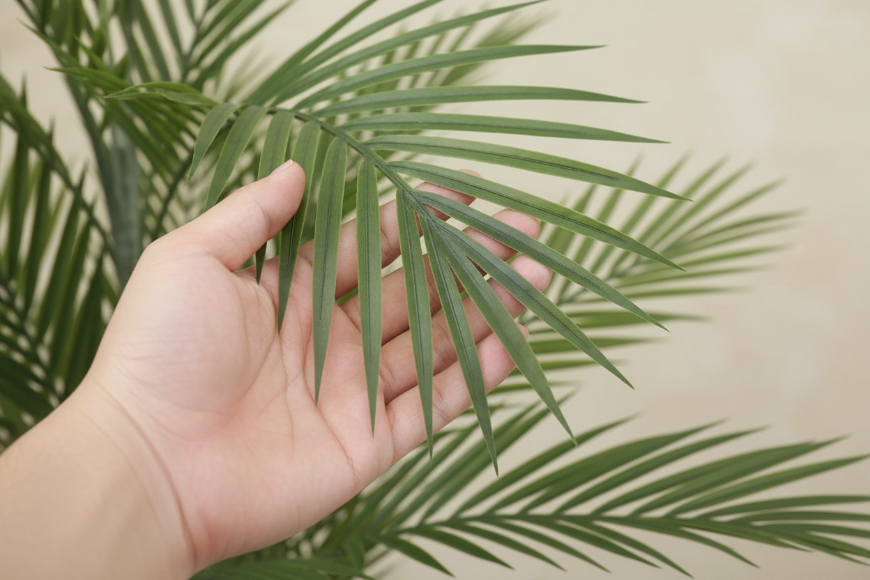 Hand frond detail
