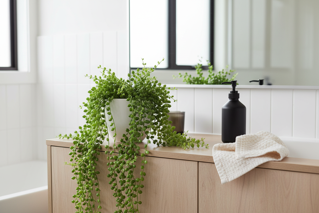 Hanging Pearls Bathroom