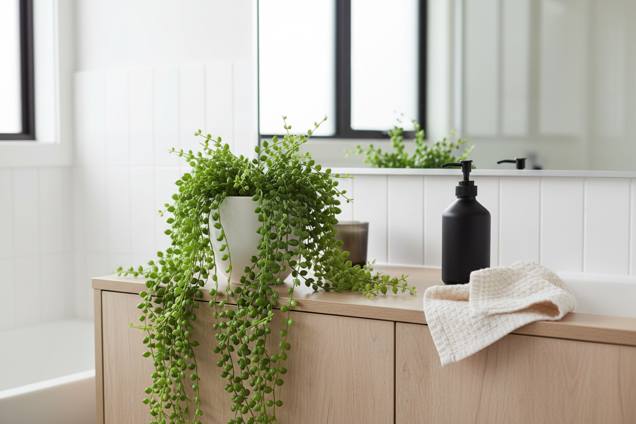 Hanging Pearls Bathroom