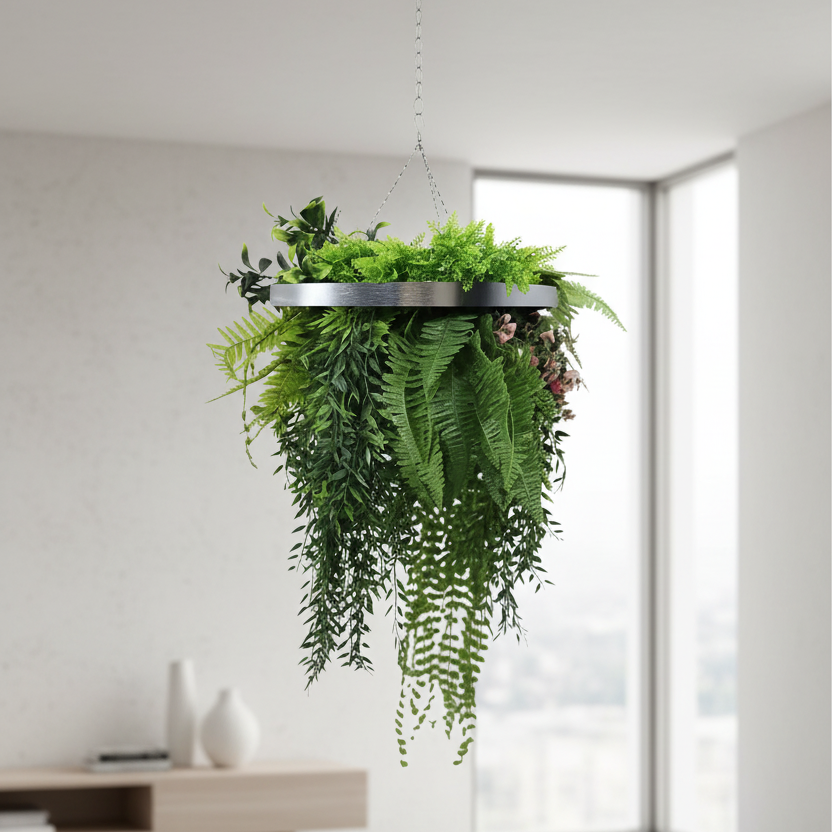 Hanging Plant Silver - Product Shot