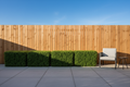 Hedge against fence lifestyle
