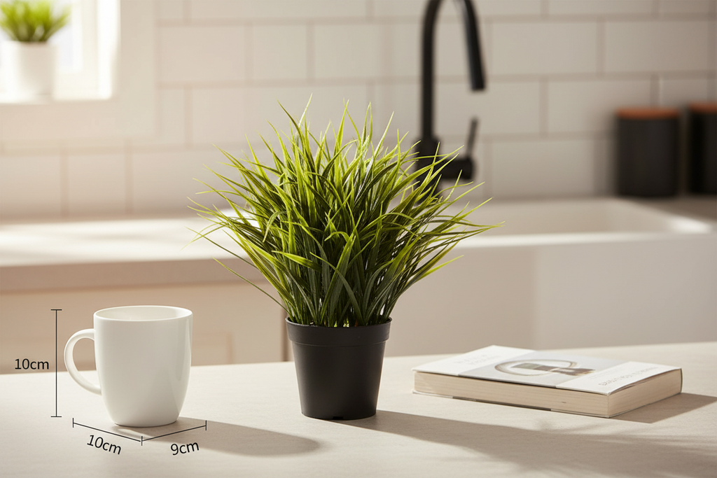 Indoor objects scale shot