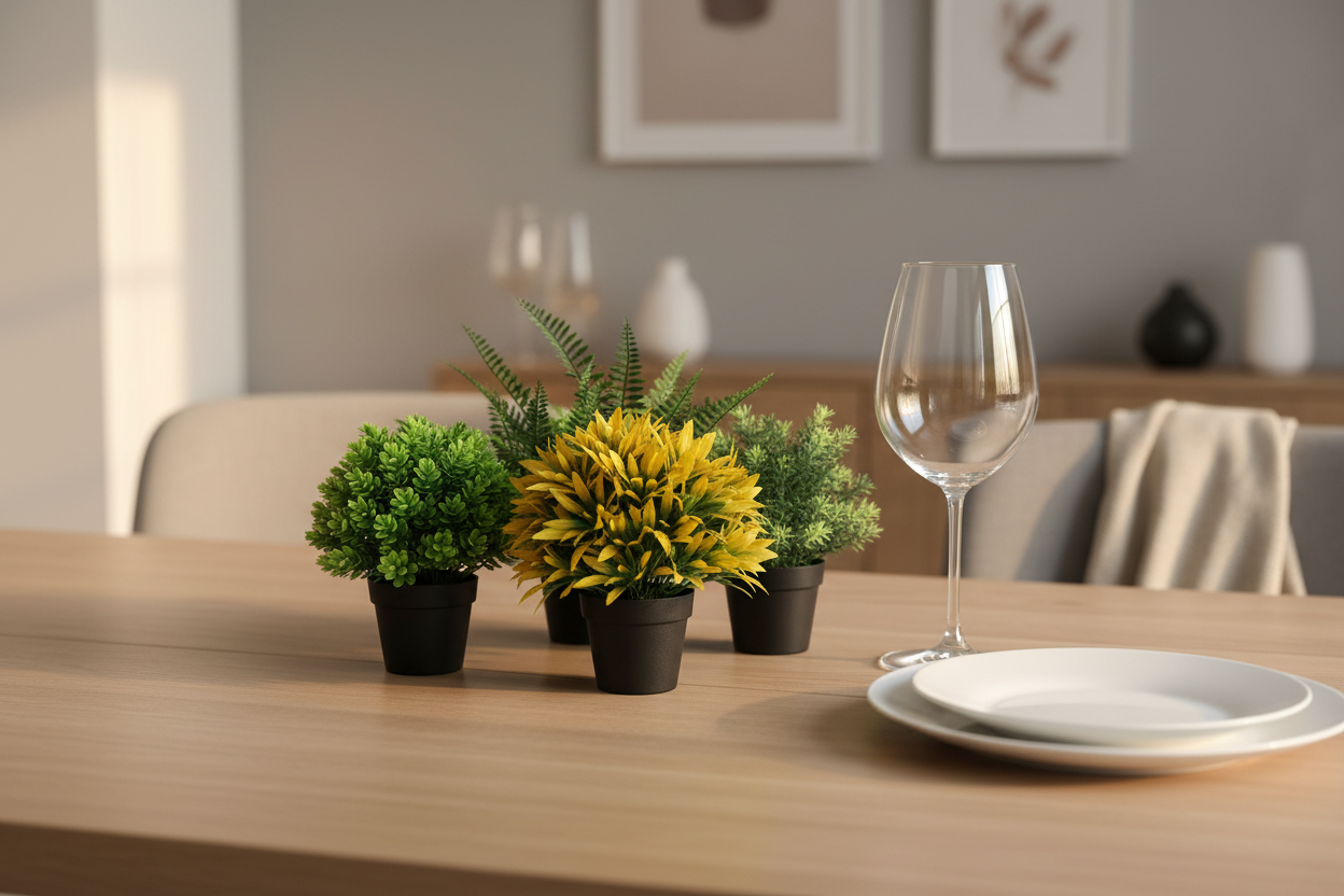 Indoor scale - dining table