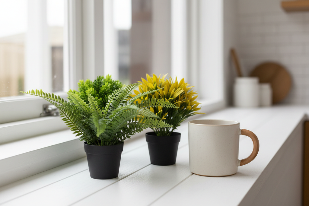 Indoor scale - kitchen windowsill