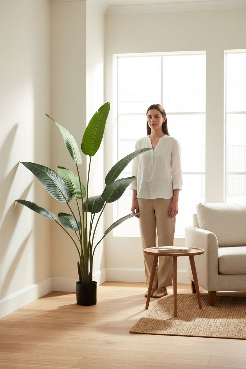 Indoor scale - living room