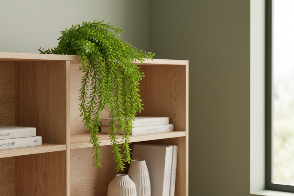 Indoor shelf cascade