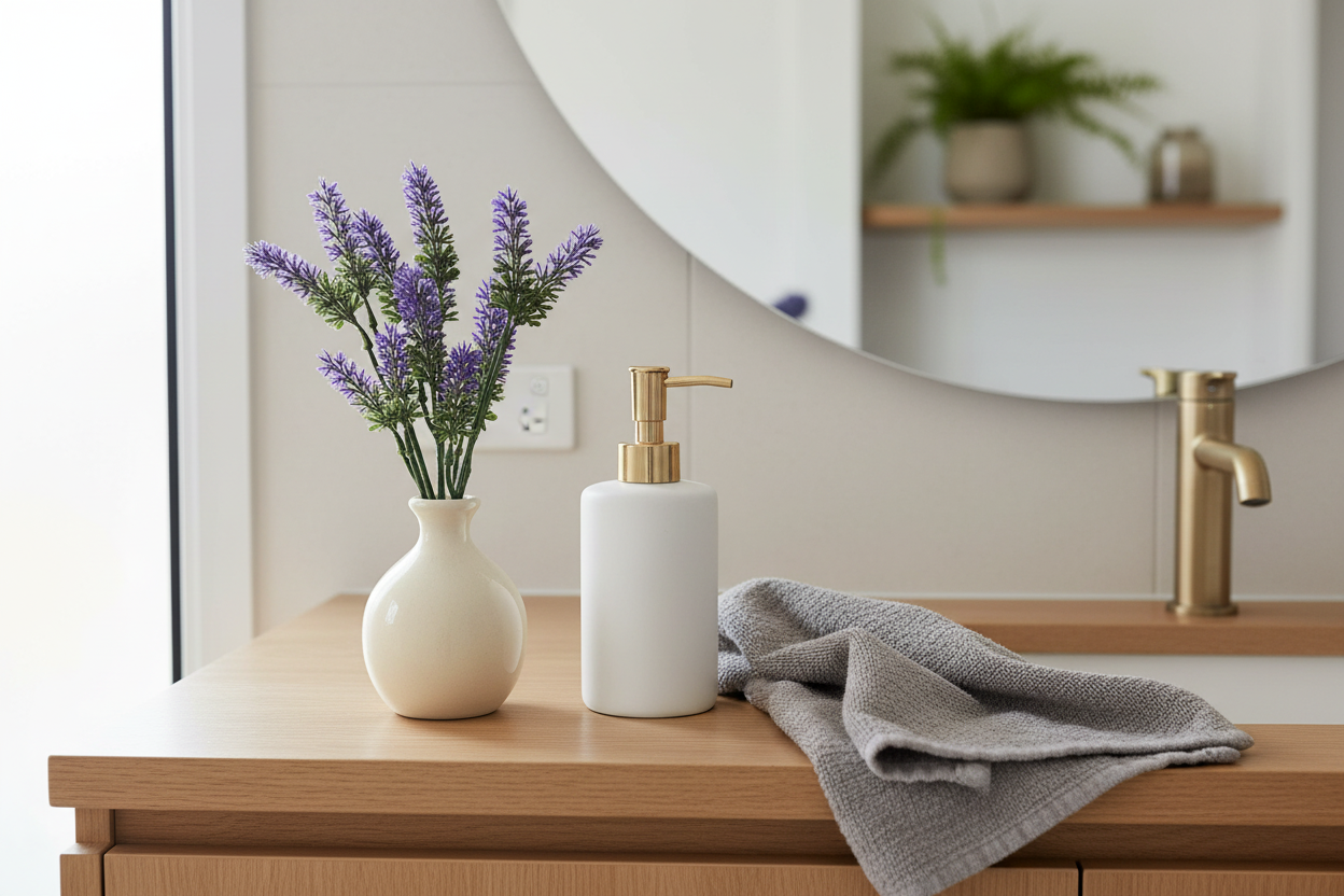 Lavender Bathroom Vanity