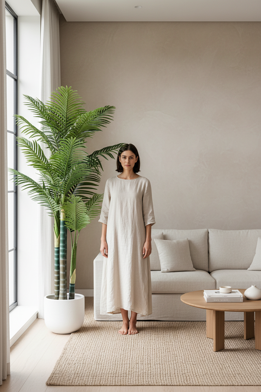 Lifestyle - Royal Majesty Palm 180cm with person for scale