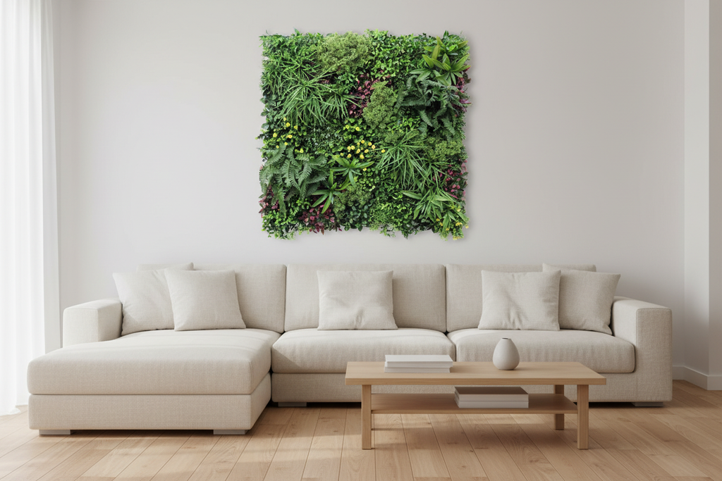 Living room – single panel as indoor feature wall