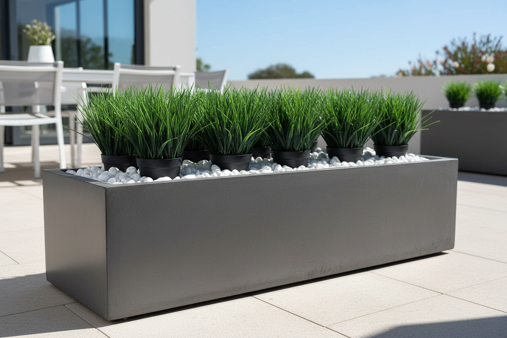 Mass planted trough