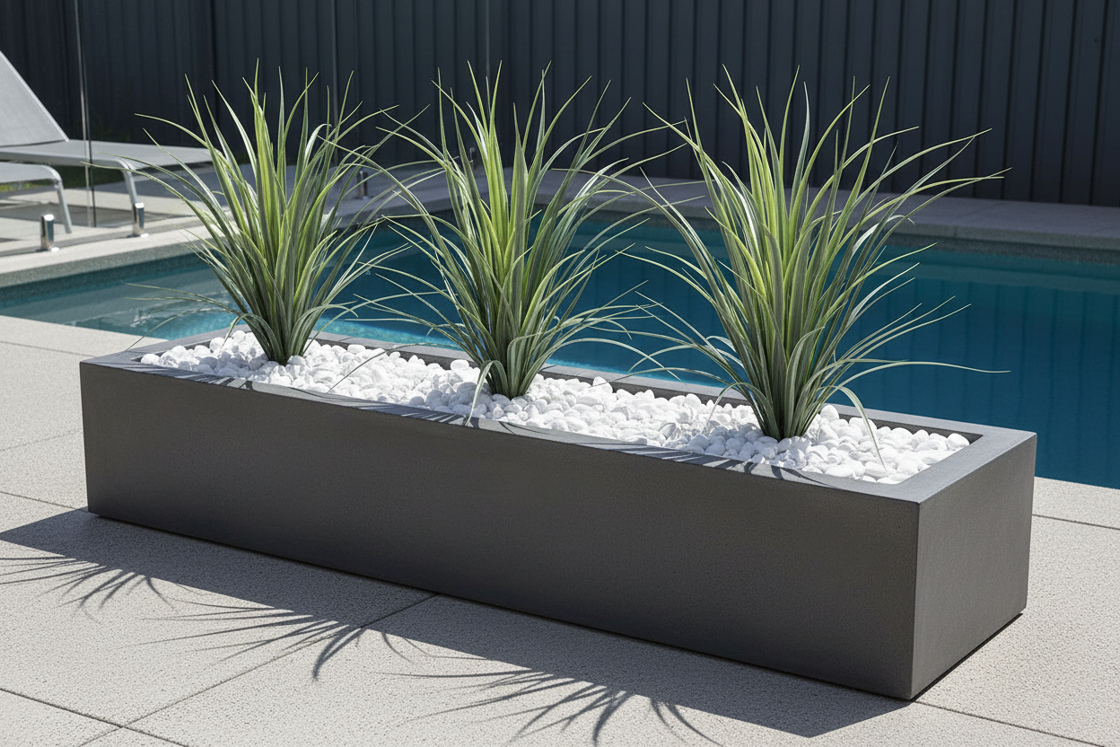 Mass planted trough